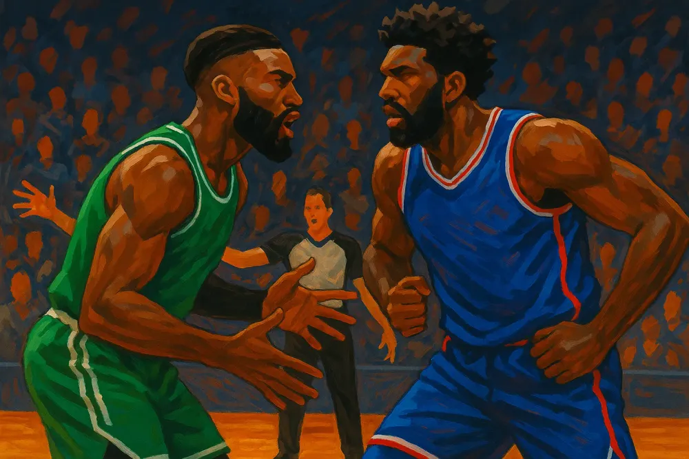 Jaylen Brown Slams Joel Embiid for Flopping After Playoff Loss