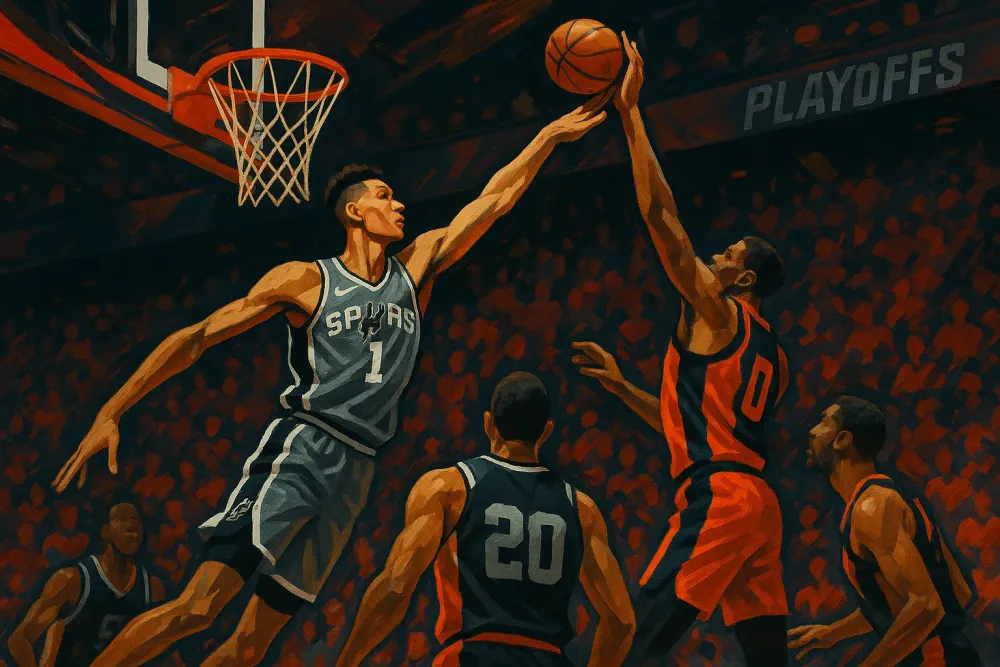 Wembanyama Sets NBA Playoff Record with 11 Blocks Against