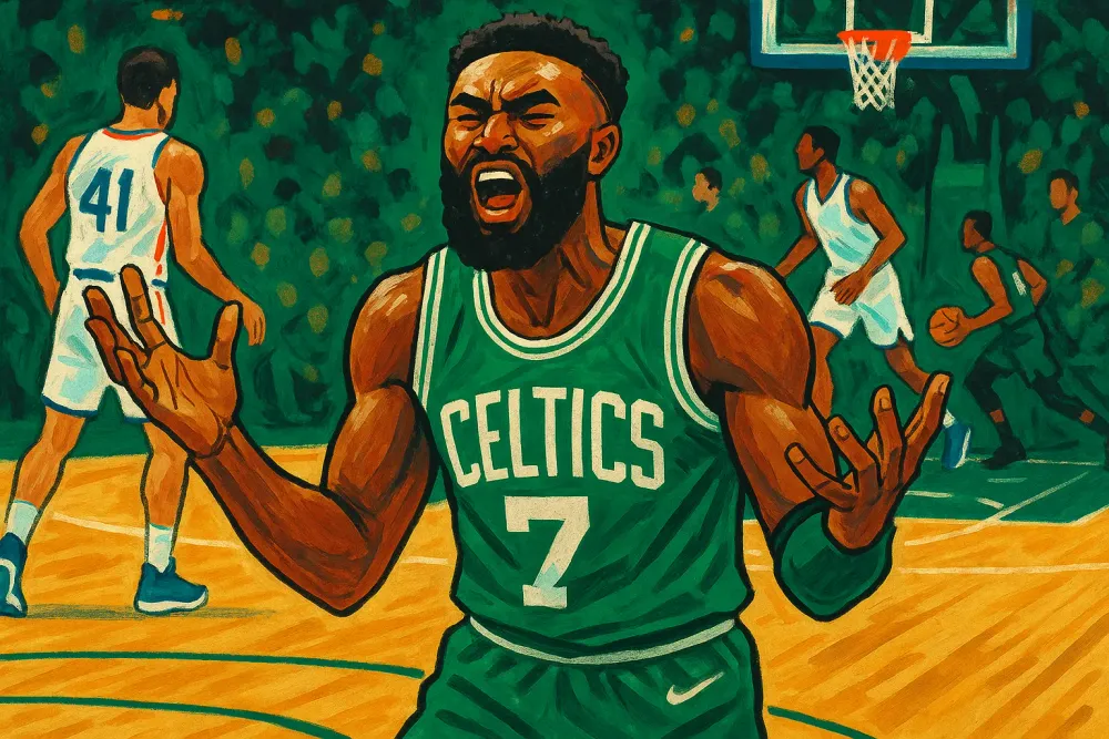 Jaylen Brown Fined $50K for Criticizing NBA Officiating