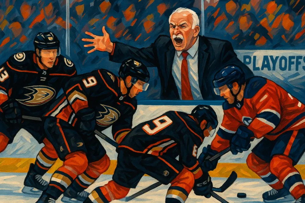 Ducks' Quenneville Fumes Over Controversial Icing Non-Call in