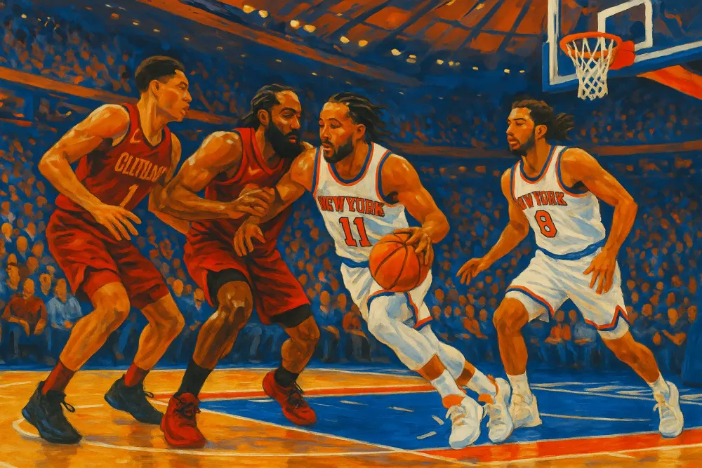 Cavaliers Collapse: Knicks Snatch Overtime Victory in Game 1