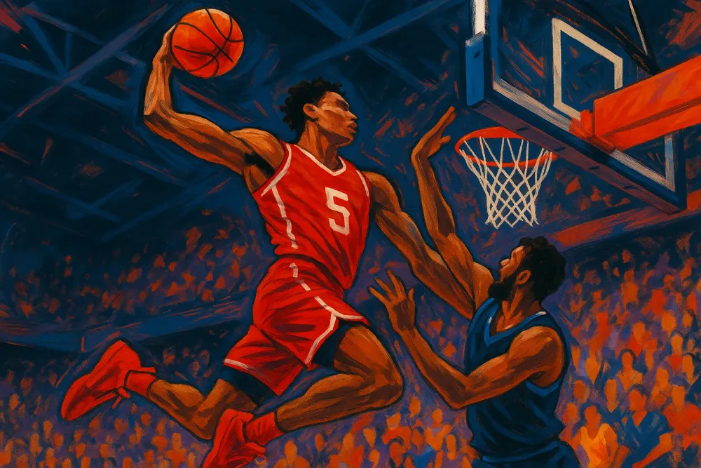 Stephon Castle's Dunk Named Playoff's Best Takes Spurs to Game 2