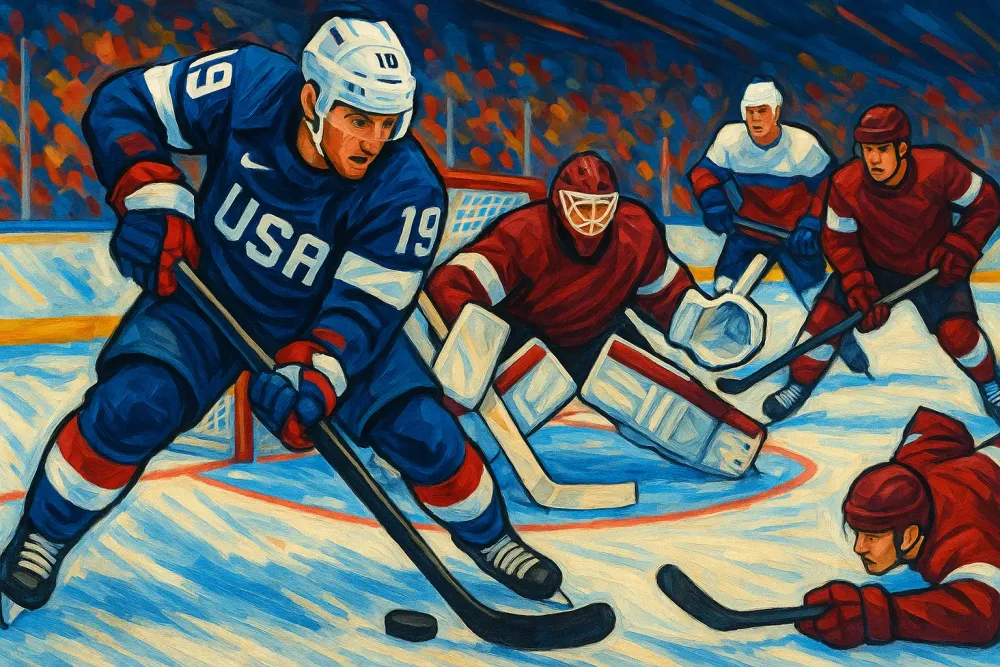 USA Faces Knockout Round Risks After Loss to Latvia in IIHF