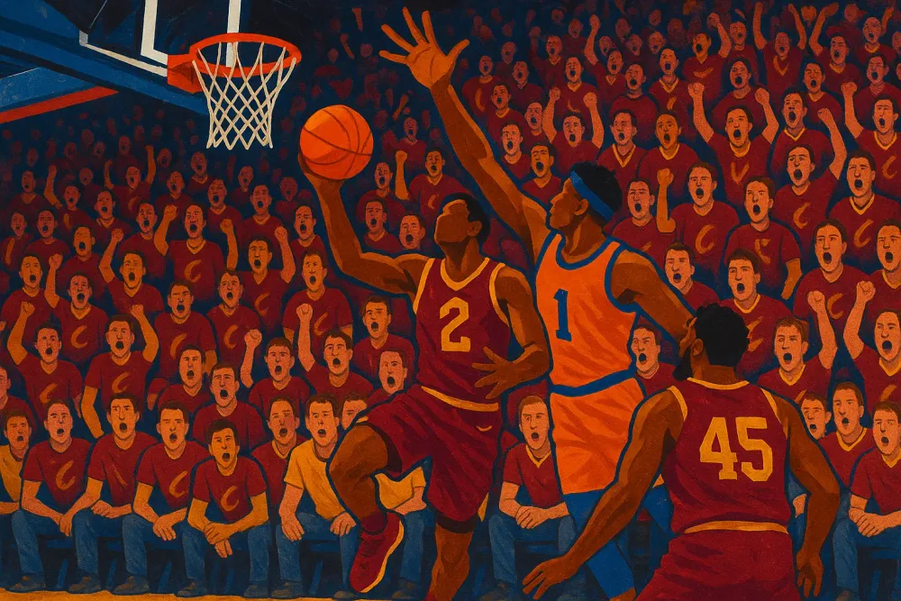 Cavaliers Pull Courtside Seats from Knicks Fans, Including Fat