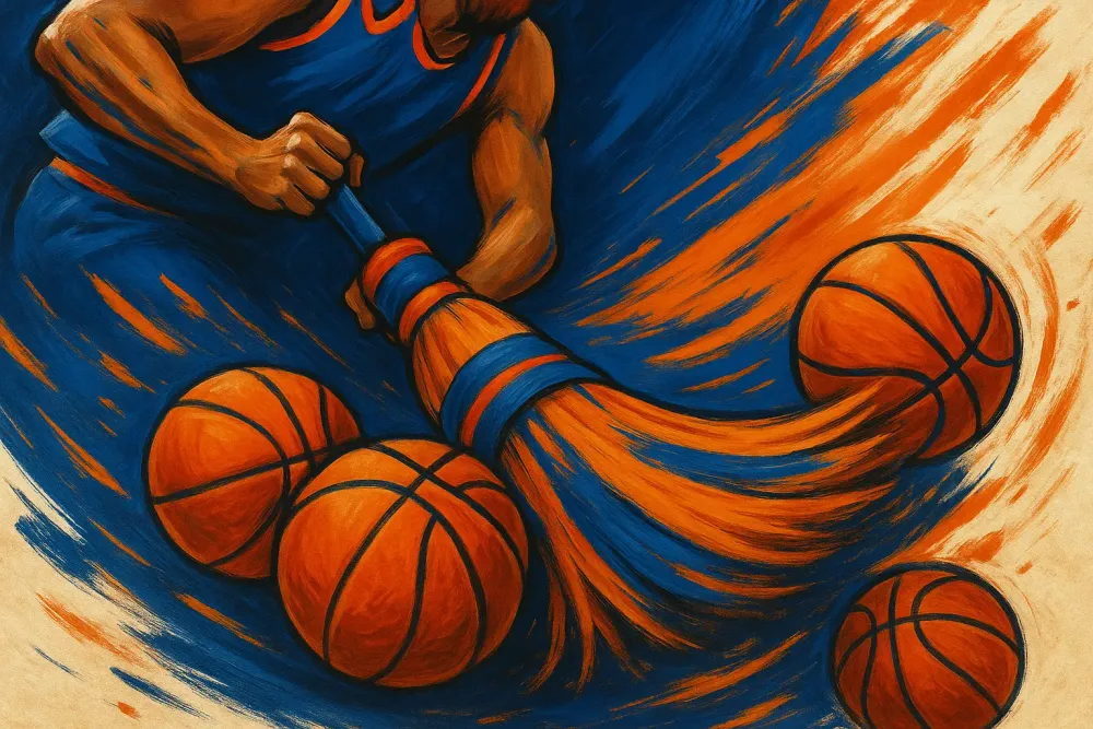 Get a Free Broom! Knicks Sweep Cavs, DoorDash Celebrates