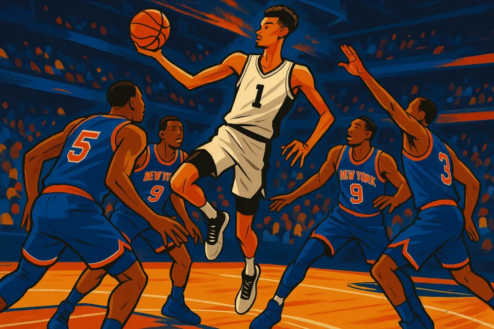 Knicks Prep for Finals Challenge Against Spurs and Wembanyama