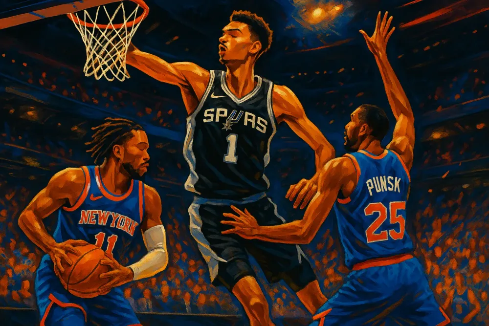 Knicks Stun Spurs, Take 2-0 Lead in NBA Finals Showdown