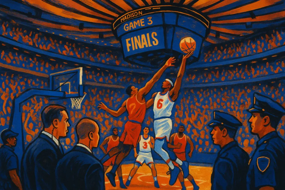 Knicks Implement New Security Measures for Game 3 of NBA Finals