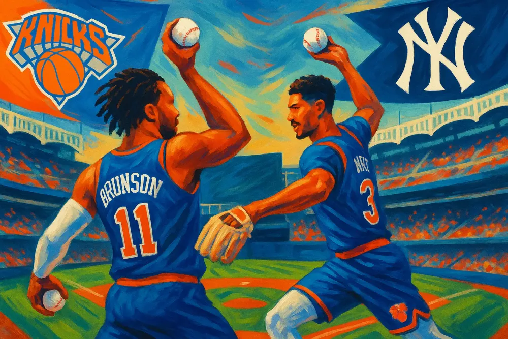 Knicks Celebrate 2026 NBA Title with Yankees at Yankee Stadium