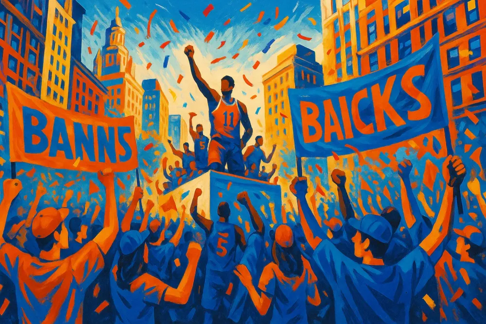 Knicks Make History with First Ticker-Tape Parade in NYC