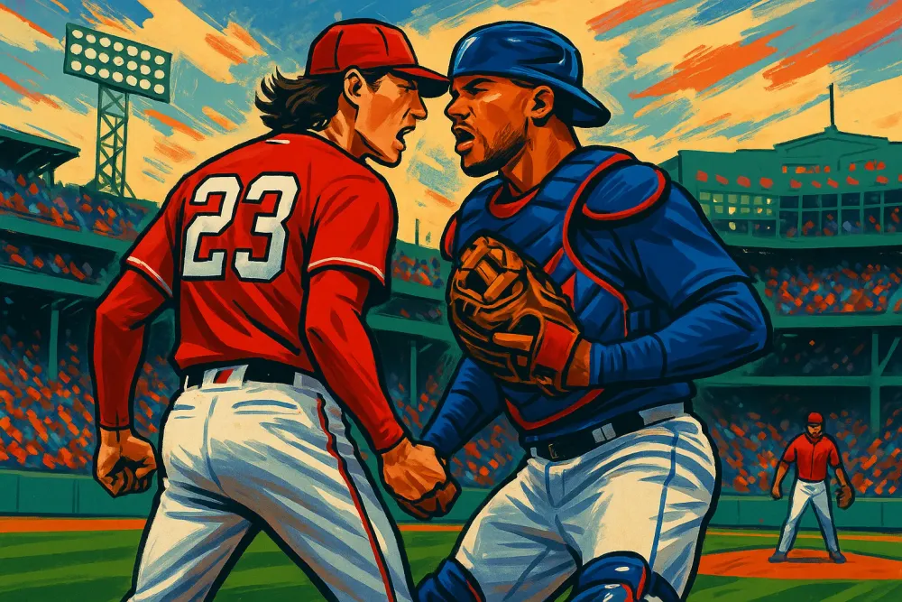 Cade Cavalli and Paul Toboni Discuss Fenway Brawl Fallout