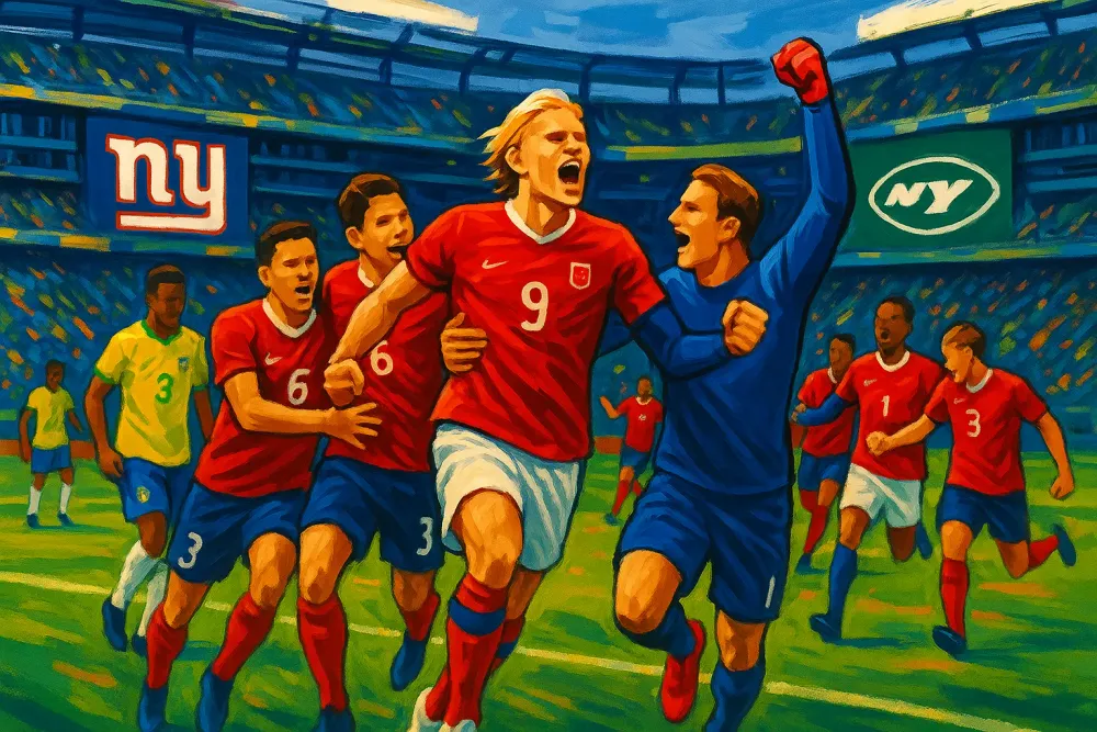 Norway Matches NFL Playoff Wins at MetLife Stadium with Brazil