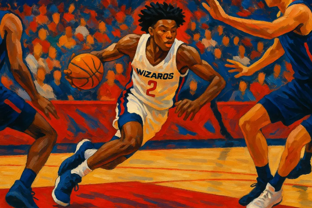 Dybantsa Stars in Wizards' Summer League Win Over Jazz