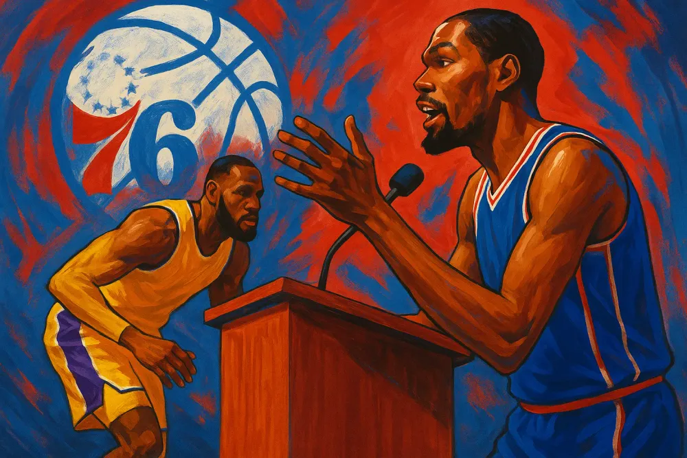 KD Weighs in on LeBron's Future and 76ers' Bold Moves