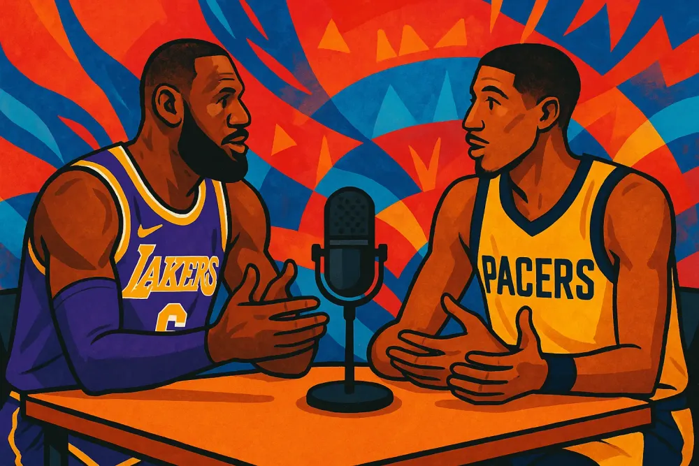 Tyrese Haliburton Teases LeBron James for Podcast Appearance
