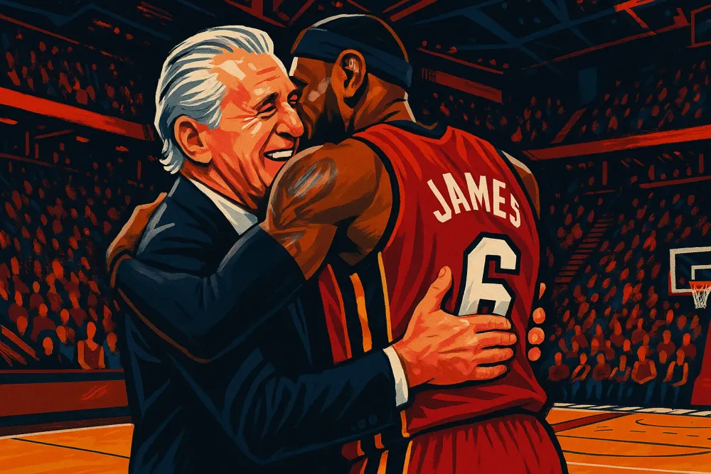 Pat Riley Optimistic About Reunion with LeBron James This Summer
