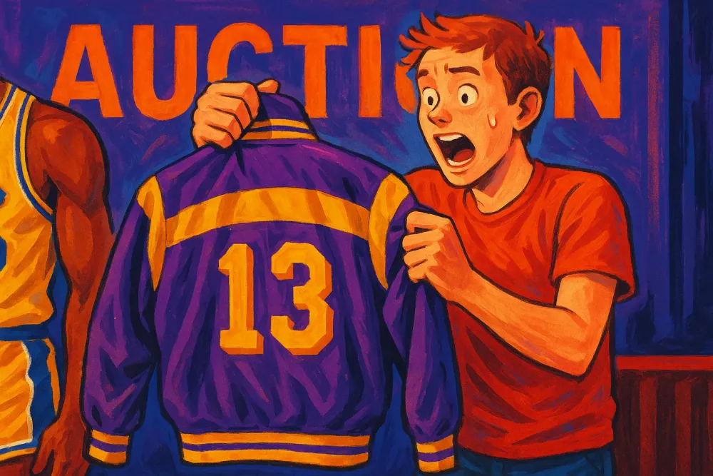 Teen Flips Rare Wilt Chamberlain Jacket for $89,600 at Auction