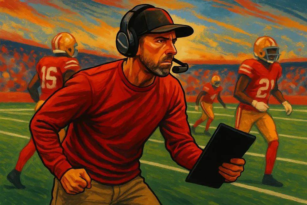 49ers Coach Kyle Shanahan Injured in Car Accident, Training Role