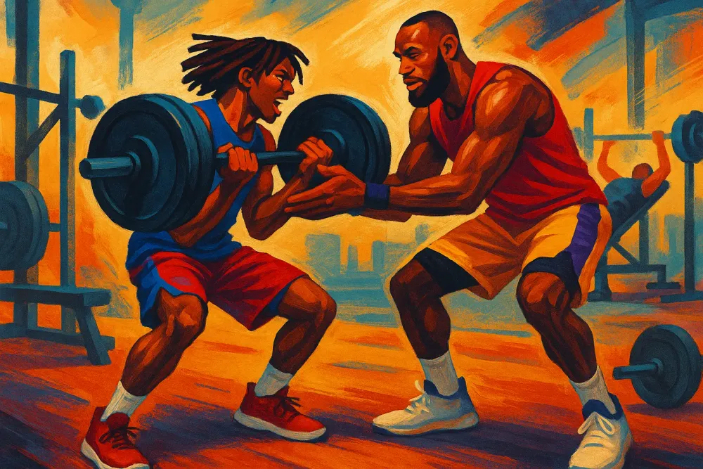 Tyrese Maxey Jokes with LeBron James About Early Morning Workouts