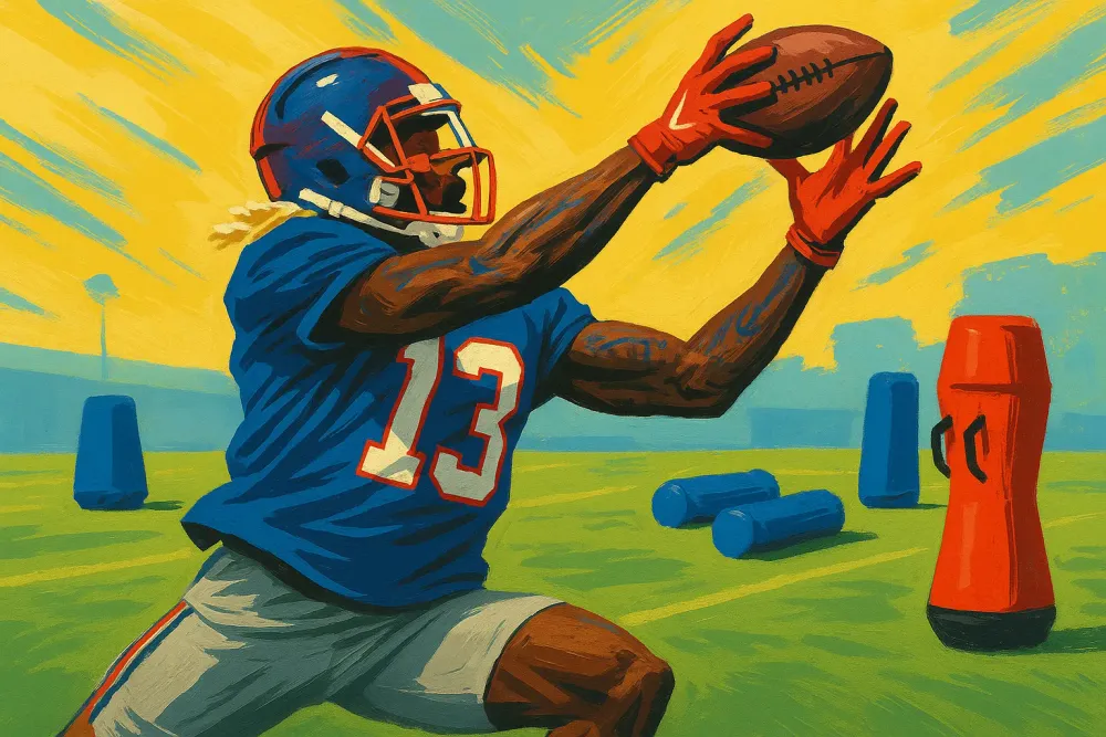 Giants Coach Harbaugh Confident in Beckham Ahead of Roster