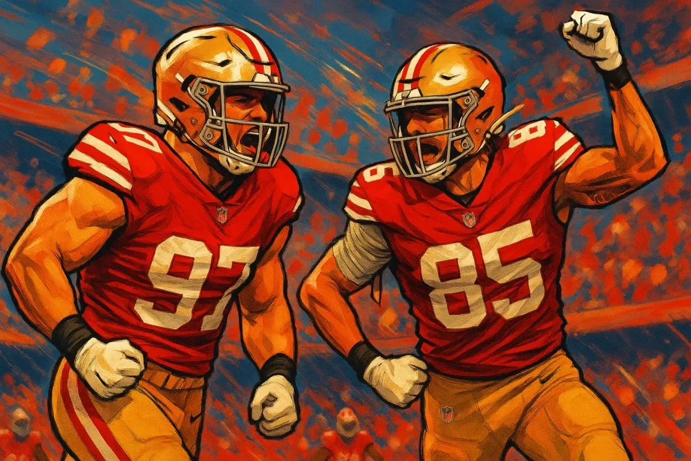 49ers Superstars Bosa and Kittle Poised for Season Opener