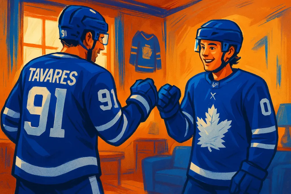 Gavin McKenna Moves in with John Tavares as Leafs Rookie