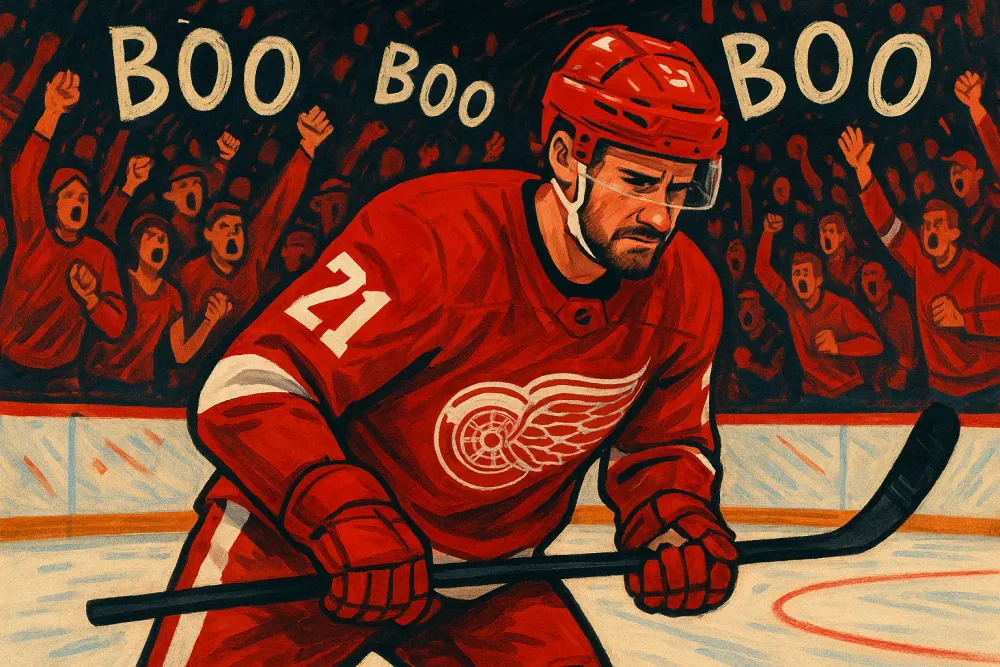 Red Wings Coach Defends Larkin Amid Fan Backlash in Season Opener