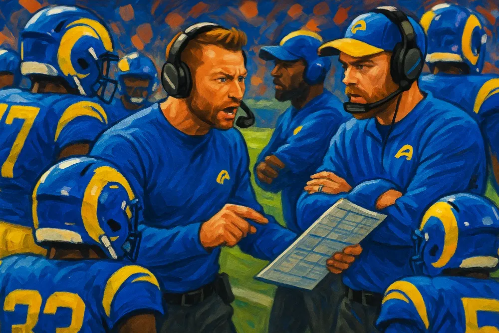 Rams' McVay Takes Blame for Staff Penalty in Eagles Win
