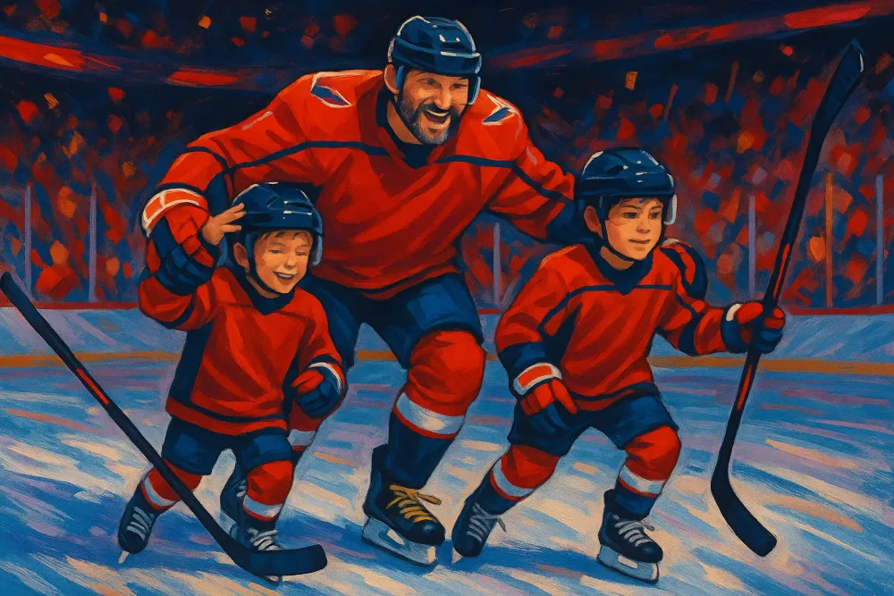 Ovechkin's Kids Honor Him in Emotional Final Home Opener