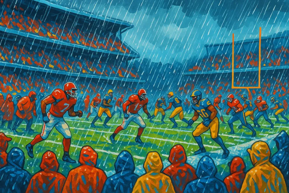 Giants vs. Commanders: Fans Brace for Rainy Sunday Showdown