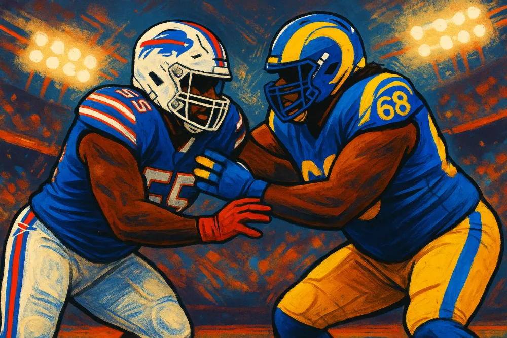 Bills' Chubb and Rams' Jackson Clash Post-Game After OT Thriller