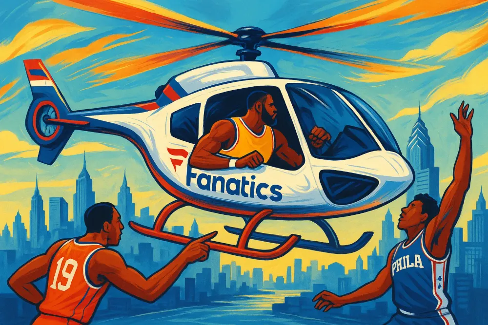 LeBron James' Exclusive Helicopter Deal with Fanatics Revealed