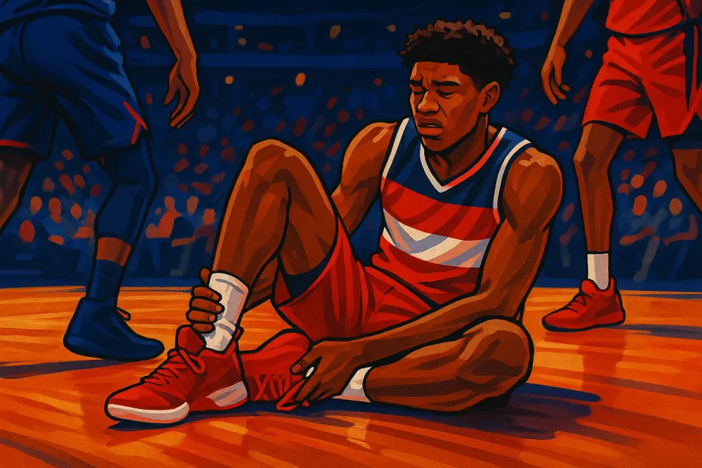 Wizards Rookie AJ Dybantsa Suffers Ankle Injury Ahead of Debut