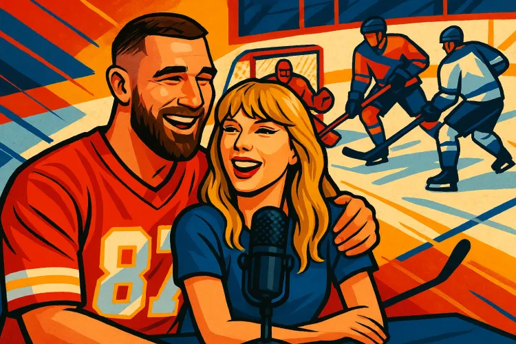 Taylor Swift's New Heights Podcast Teaser Sparks NHL Anticipation