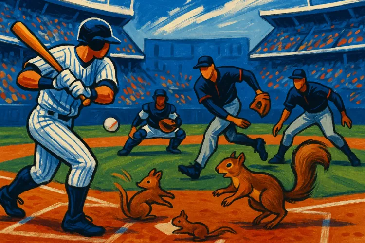 Yankees' Ben Rice Faces Squirrel Trolling as Team Struggles Against Red Sox