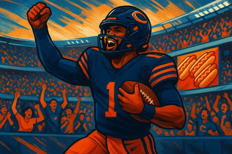 Caleb Williams Shines as Bears Snag First Win and Deliver Free Hot Dogs to Chicago Fans