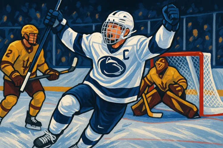 Gavin McKenna Scores First Collegiate Goal in Penn State's Victory Over Arizona State