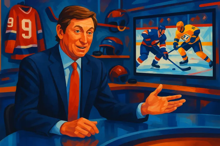Wayne Gretzky Extends Partnership with TNT Sports, Continuing His Role in NHL Coverage