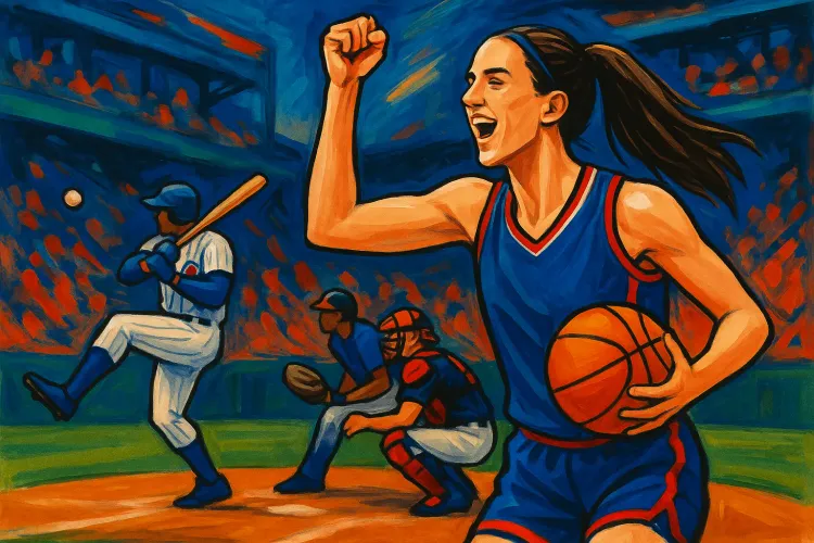Caitlin Clark Backs Cubs in Hopeful Bid for NL Championship Series