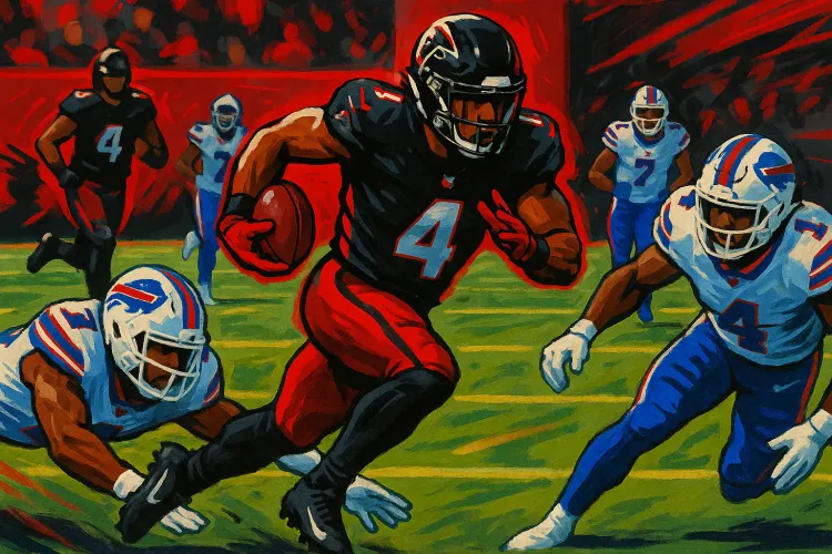 Bijan Robinson's Dazzling 81-Yard Run Shines Bright in Falcons' Win Over Bills