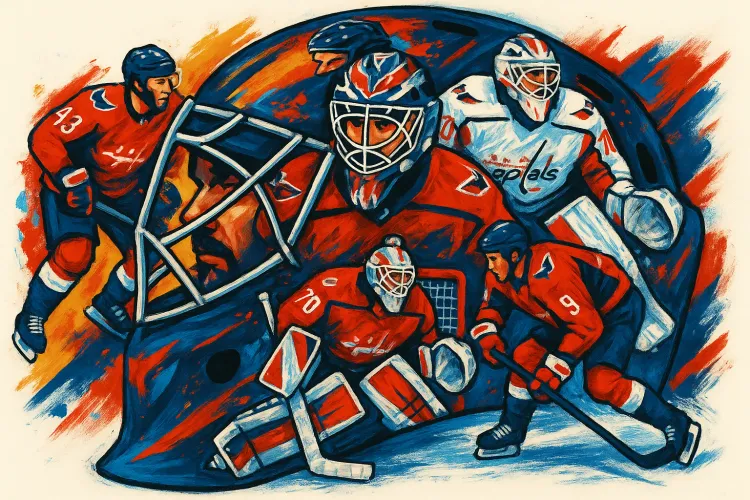 Logan Thompson Honors Capitals Legends with Unique Mask Design for 2025-26 Season