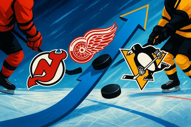 NHL Power Rankings: Devils, Penguins, and Red Wings Surprising All During October Surge