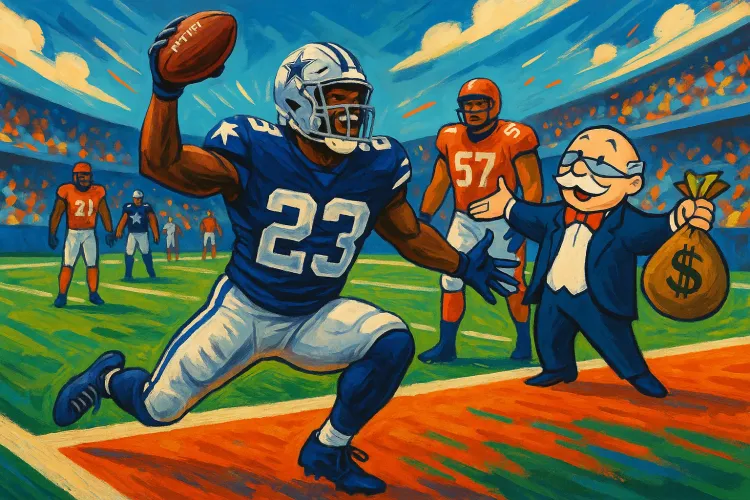 Rico Dowdle's Touchdown Celebration Lands Him a Fine, But He's Turning It into a Charitable Cause