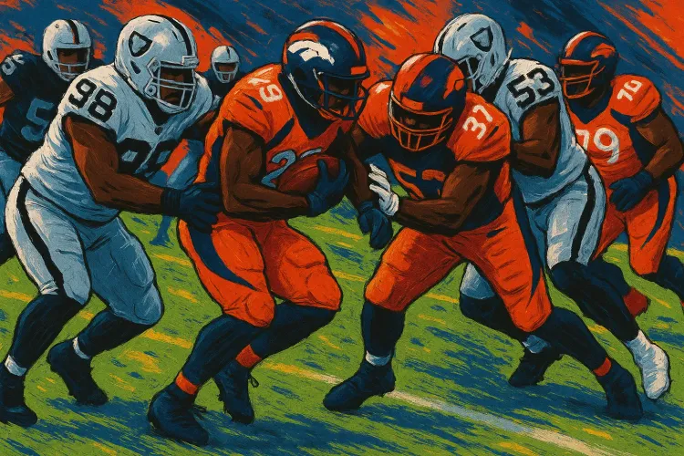 Broncos Clinch 8th Victory with Nail-Biting 10-7 Win Over Raiders