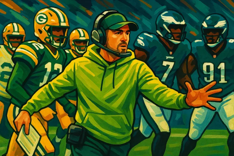 Packers Head Coach Matt LaFleur Stays Focused Amidst Losses to Eagles