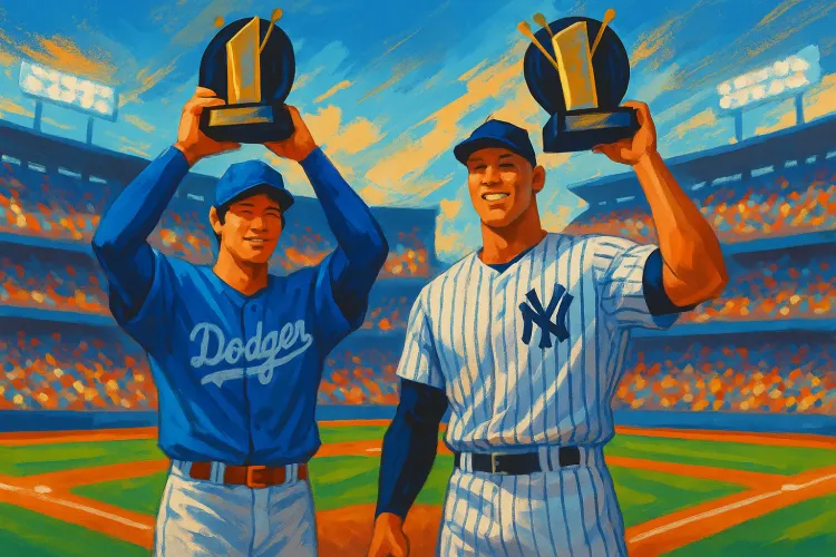 Dodgers' Shohei Ohtani & Yankees' Aaron Judge Take Home MVP Honors Again