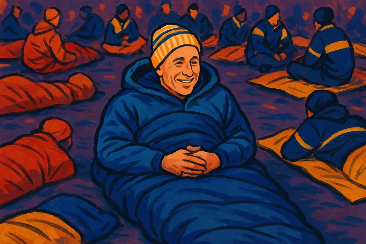 Yankees GM Brian Cashman Embraces Sleep Out Charity, Jokes About Being 'Asleep on the Job'