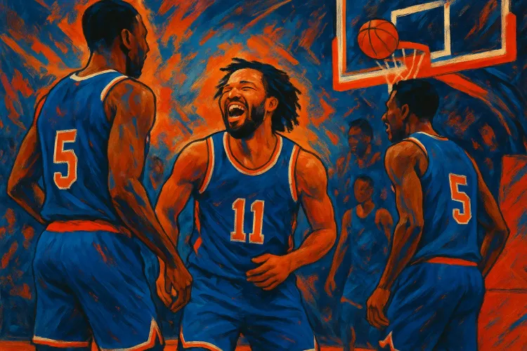 Jalen Brunson's Head-Butt Play Sparks Laughs and Dominance in Knicks’ Win