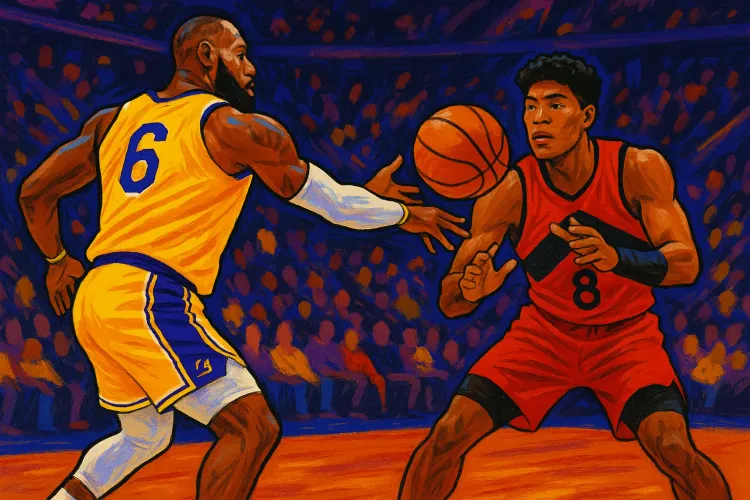 LeBron James' Streak Ends, But Lakers Triumph Over Raptors