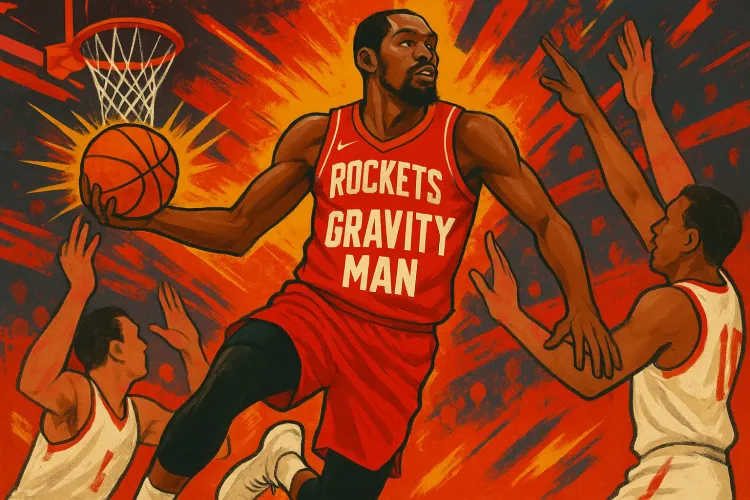 Kevin Durant Embraces 'Gravity Man' Nickname as He Nears Stephen Curry in New NBA Metric